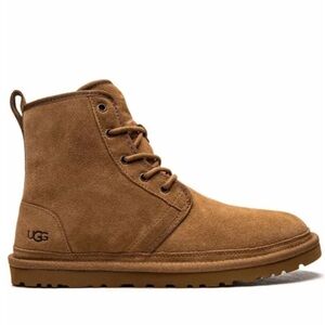 NEW UGG Harkley Chukka Chestnut Brown Sherpa Boots Size 9